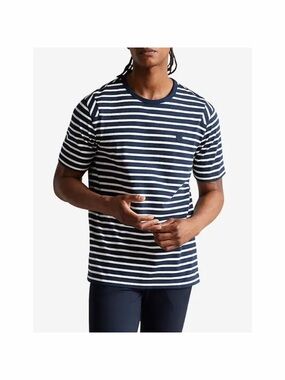 Ted Baker Lumsden T-Shirt Size 3 (Men’s M) Blue White Stripe Preppy Nautical